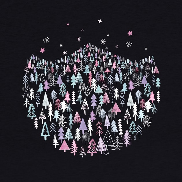 Magic Christmas Trees by ninoladesign